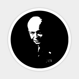 Dwight D. Eisenhower 6B (Dwight David "Ike" Eisenhower) 34th President of the United States, Supreme Allied Commander Magnet